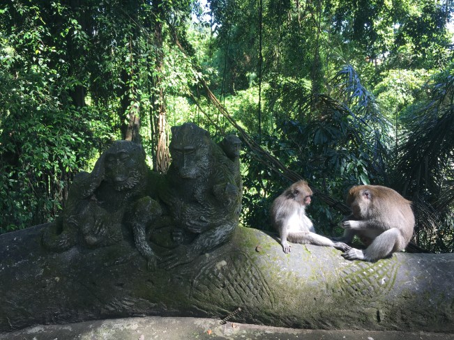 Monkey Forest Statue